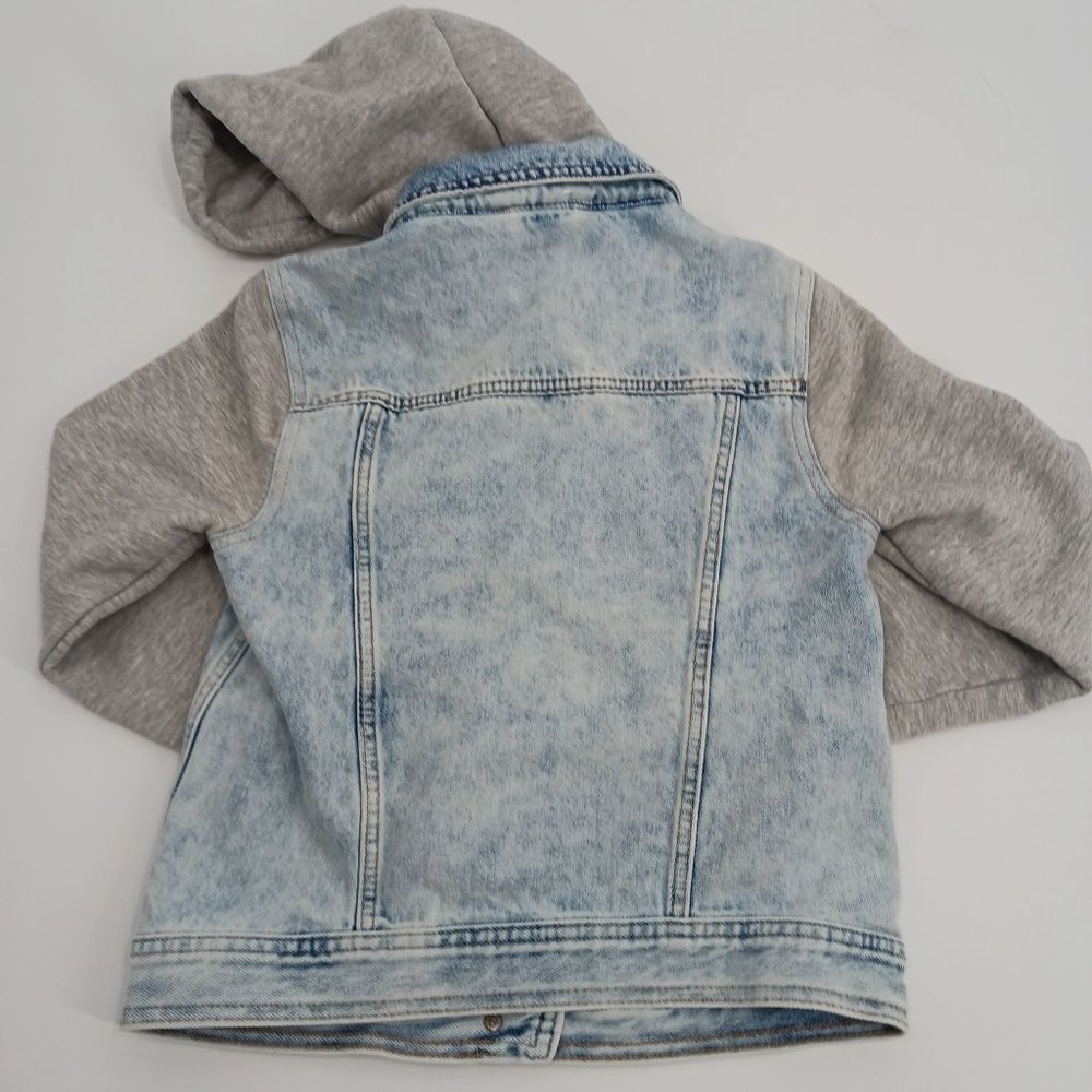 AEROPOSTALE WOMENS XS JEAN HOODIE JACKET - Picture 10 of 15